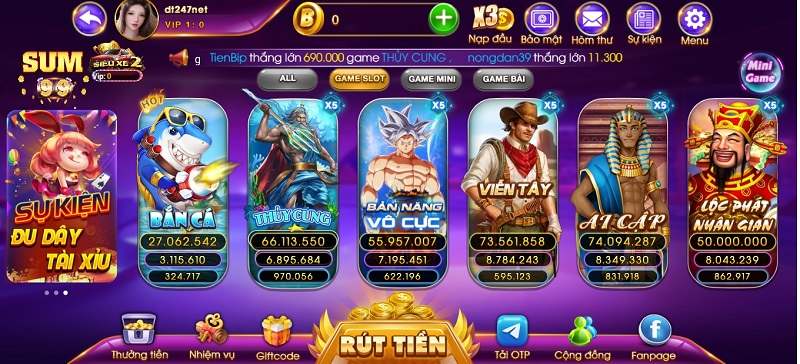 Liên tục nâng cấp, cập nhật kho game
